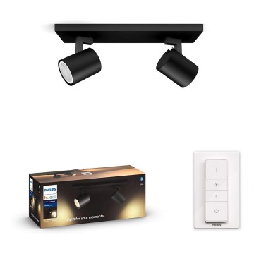 Philips - LED regulowane oświetlenie Hue RUNNER 2xGU10/5W/230V + pilot zdalnego sterowania