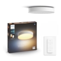 Philips - LED regulowane oświetlenie łazienkowe Hue DEVERE LED/33,5W/230V IP44 śr. 425 mm 2200-6500K + pilot zdalnego sterowania
