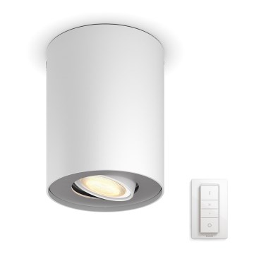 Philips - LED regulowane punktowe oświetlenie Hue PILLAR 1xGU10/5,5W + pilot zdalnego sterowania