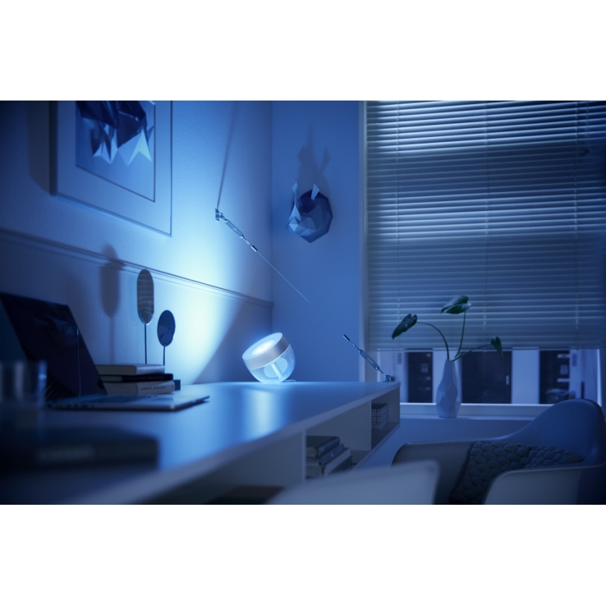 Philips - LED Lampa stołowa Hue IRIS LED/10W/230V srebrny