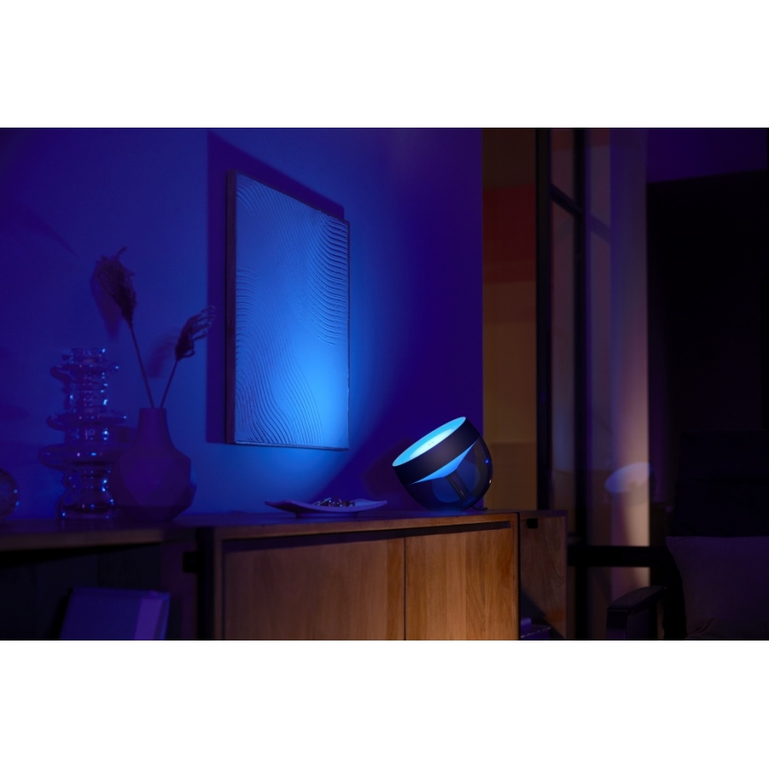Philips - LED RGB Ściemnialna lampa stołowa Hue IRIS LED/8,2W/230V 2000-6500K czarna