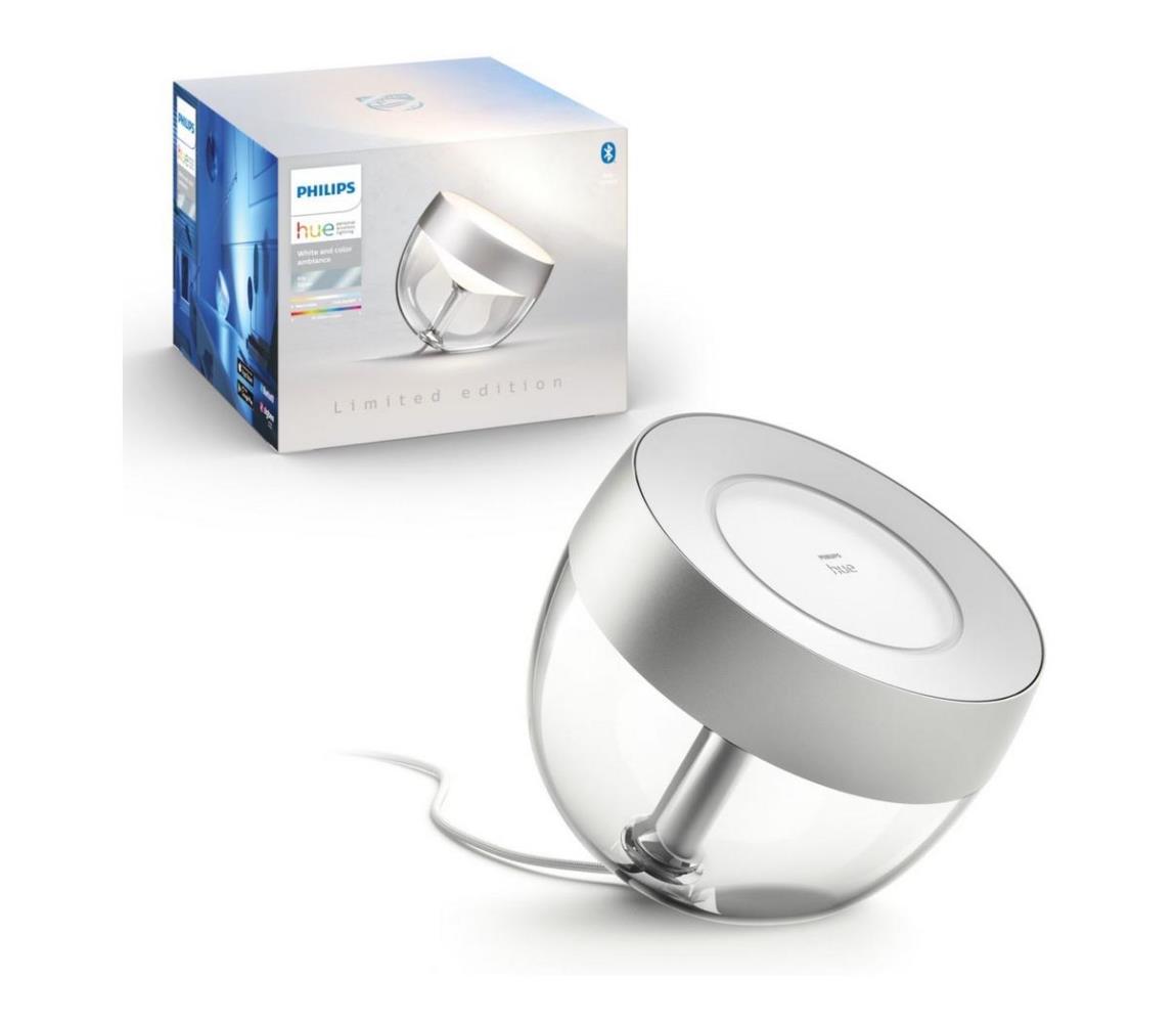 Philips - LED RGB Lampa stołowa Hue IRIS LED/10W/230V srebrny