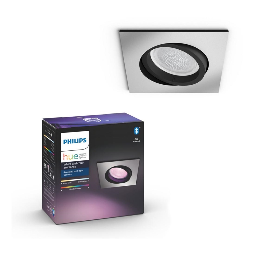 Philips - LED RGB Oprawa wpuszczana Hue CENTURA 1xGU10/5.7W/230V