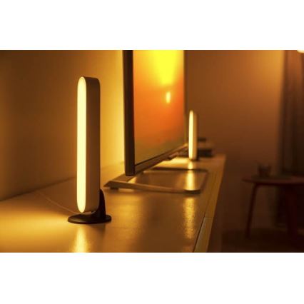 Philips 78201/31/E7 - LED RGB Ściemnialna lampa stołowa HUE WHITE AND COLOR AMBIANCE LED/6W/230V