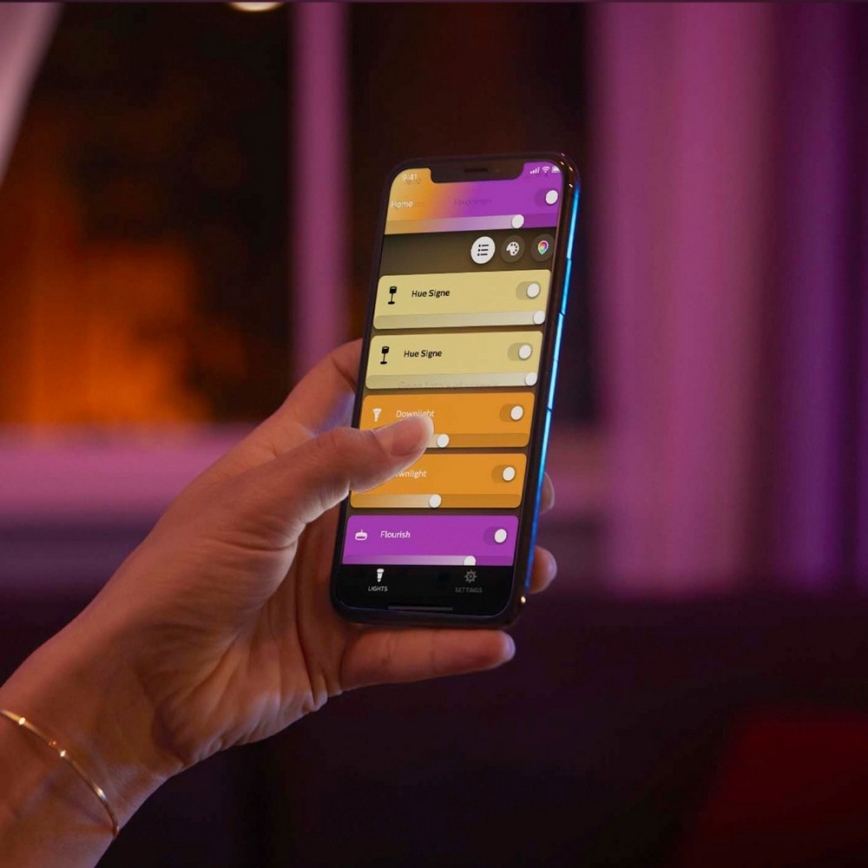 Philips - LED RGB ściemnialna lampa stołowa Hue BLOOM LED/7,1W/230V