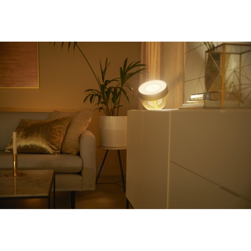 Philips - LED RGB Ściemnialna lampa stołowa Hue IRIS LED/8,2W/230V 2000-6500K złota
