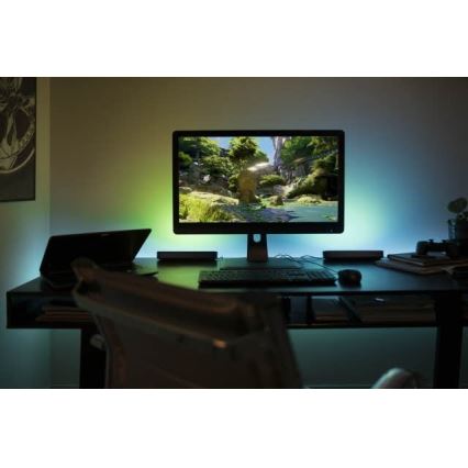 Philips 78201/30/E7 - LED RGB Ściemnialna lampa stołowa lampa HUE WHITE AND COLOR AMBIANCE LED/6W/230V