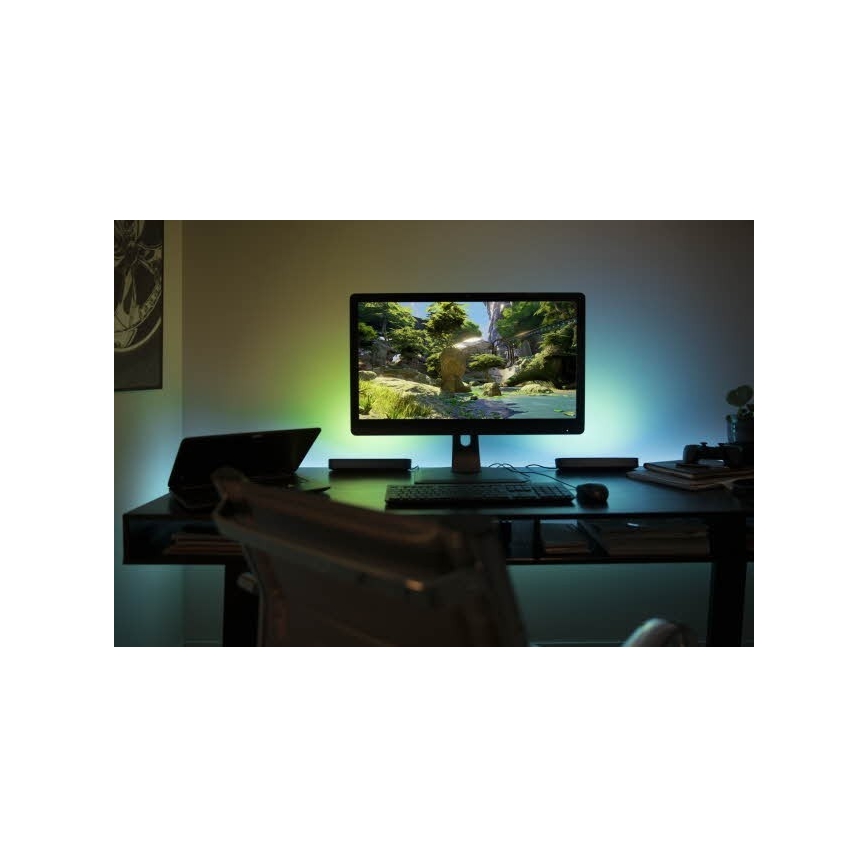 Philips 78201/30/E7 - LED RGB Ściemnialna lampa stołowa lampa HUE WHITE AND COLOR AMBIANCE LED/6W/230V