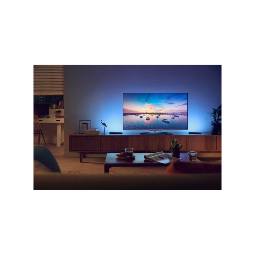Philips 78201/30/E7 - LED RGB Ściemnialna lampa stołowa lampa HUE WHITE AND COLOR AMBIANCE LED/6W/230V