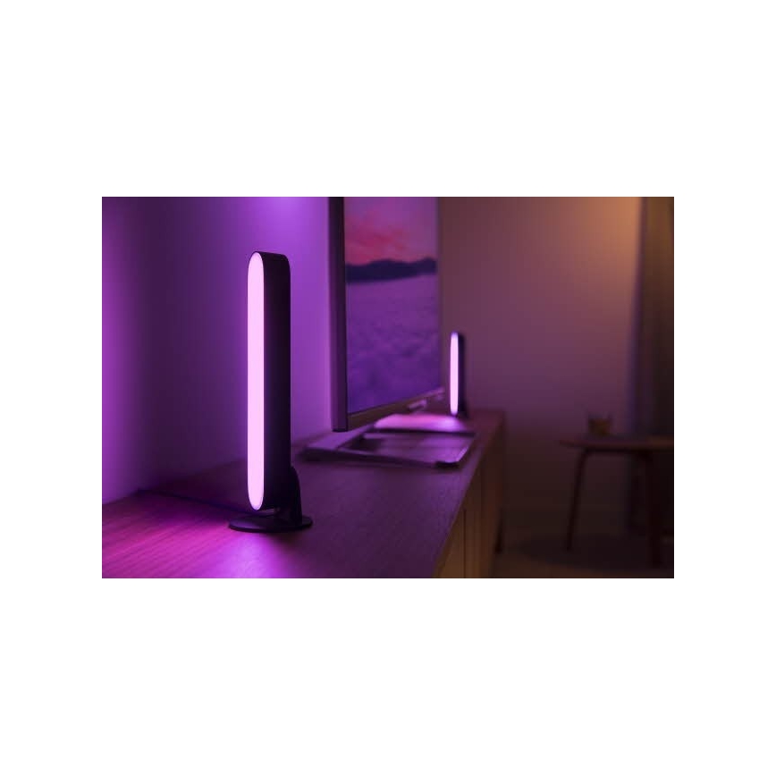 Philips 78201/30/E7 - LED RGB Ściemnialna lampa stołowa lampa HUE WHITE AND COLOR AMBIANCE LED/6W/230V