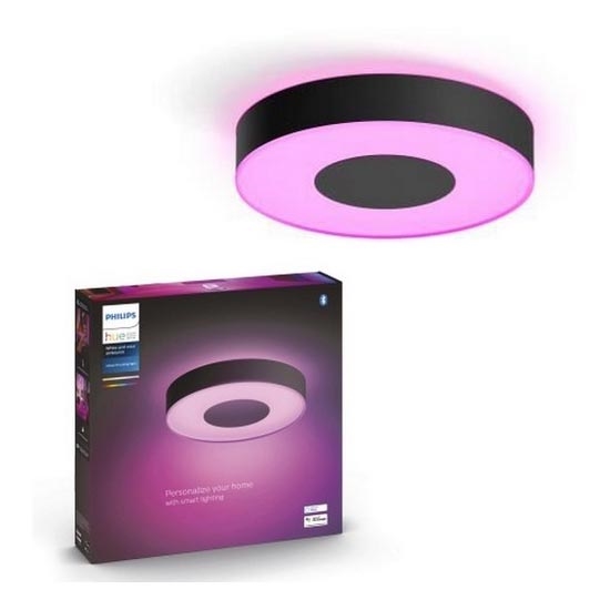 Philips - LED RGB ściemnialna lampa sufitowa Hue INFUSE LED/33,5W/230V 2000-6500K śr. 381 mm czarna