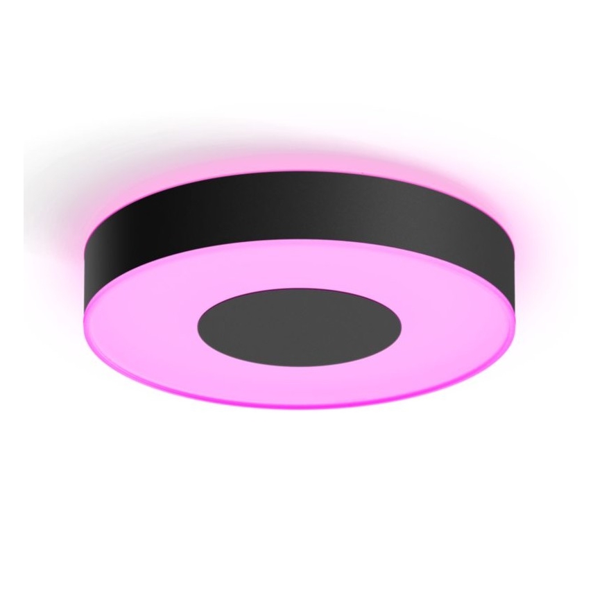 Philips - LED RGB ściemnialna oprawa sufitowa Hue INFUSE LED/33,5W/230V 2000-6500K śr. 381 mm czarna