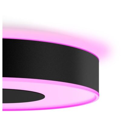 Philips - LED RGB ściemnialna oprawa sufitowa Hue INFUSE LED/33,5W/230V 2000-6500K śr. 381 mm czarna