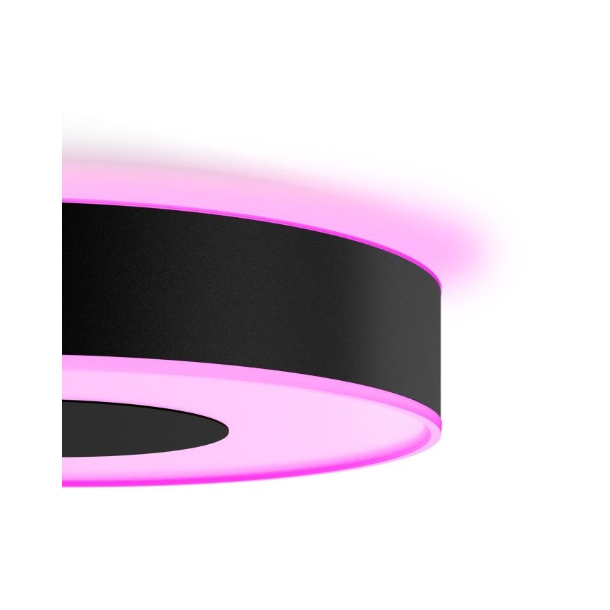 Philips - LED RGB ściemnialna oprawa sufitowa Hue INFUSE LED/33,5W/230V 2000-6500K śr. 381 mm czarna