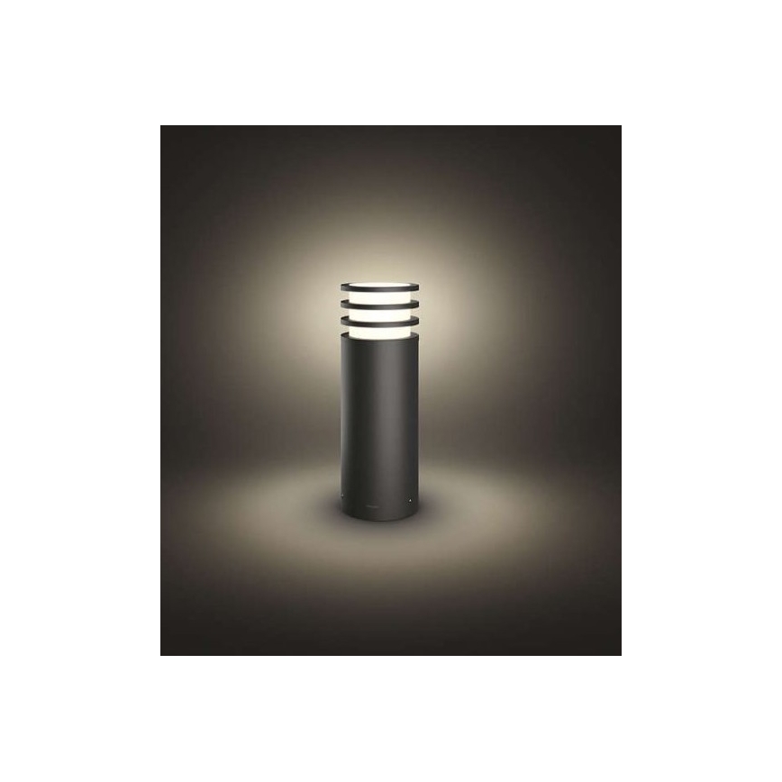 Philips - LED RGB ściemnialna lampa zewnętrzna Hue LUCCA 1xE27/8,1W/230V 25 cm 1000-20000K IP44