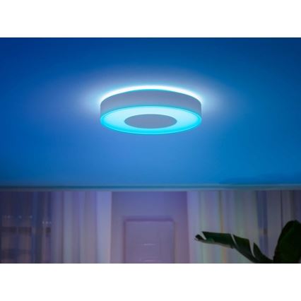 Philips - LED RGB ściemnialna lampa sufitowa Hue INFUSE LED/52,5W/230V 2000-6500K śr. 425 mm biała