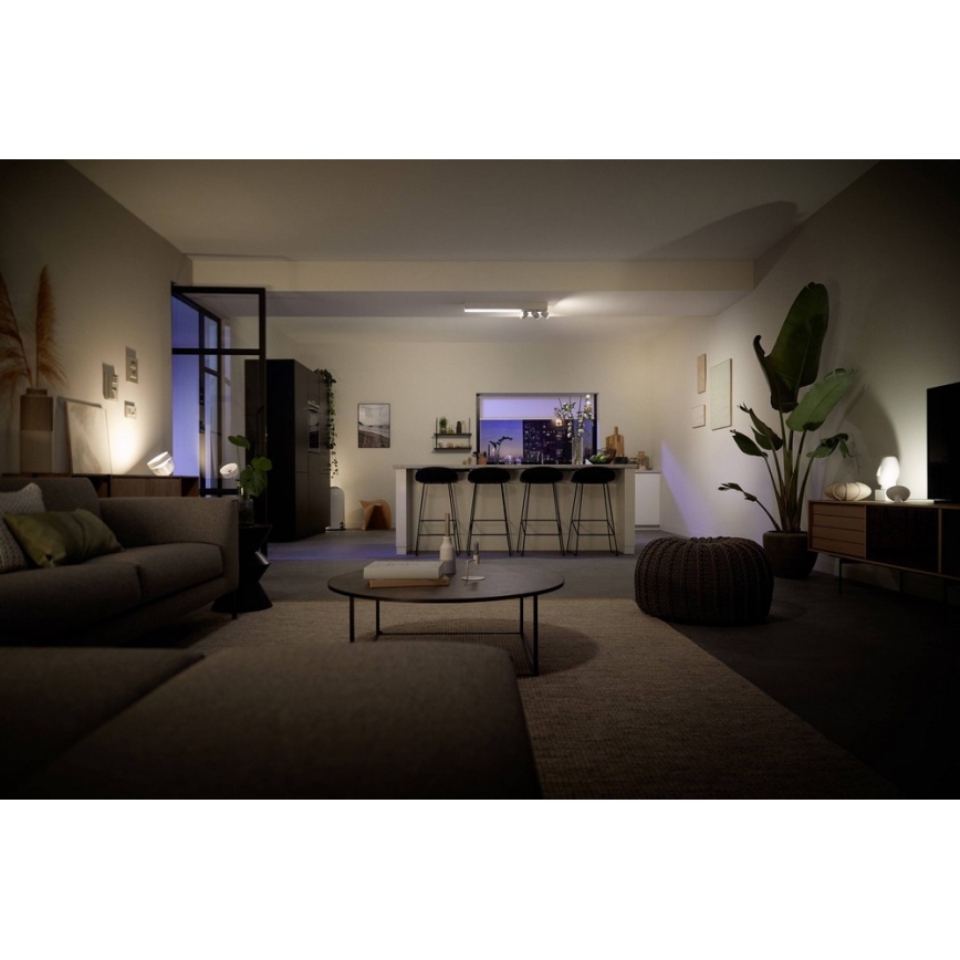 Philips - LED RGB Ściemnialne oświetlenie punktowe LED/25W/230V + 3xGU10/5,7W