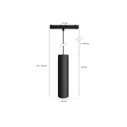 Philips - LED RGB Ściemnialny żyrandol na lince do systemu szynowego Hue PERIFO LED RGB/5,2W/24V 2000-6500K