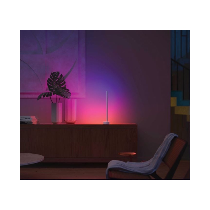 Philips - LED RGB Ściemniana lampa stołowa Hue SIGNE LED/12W/230V 2000-6500K biała