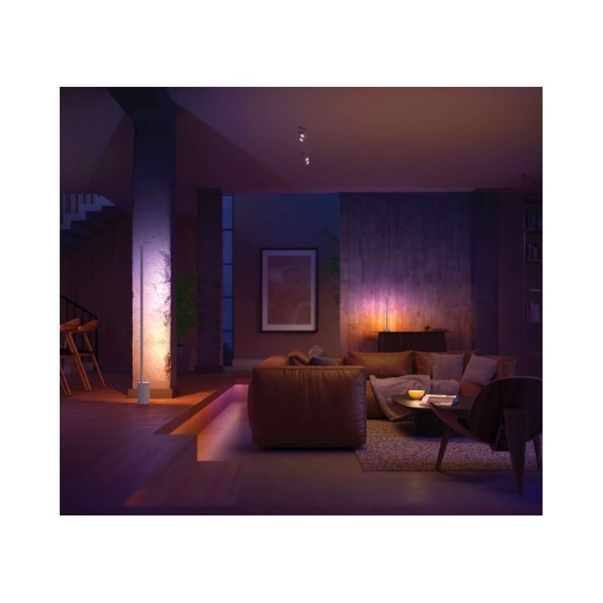 Philips - LED RGB Ściemniana lampa stołowa Hue SIGNE LED/12W/230V 2000-6500K biała