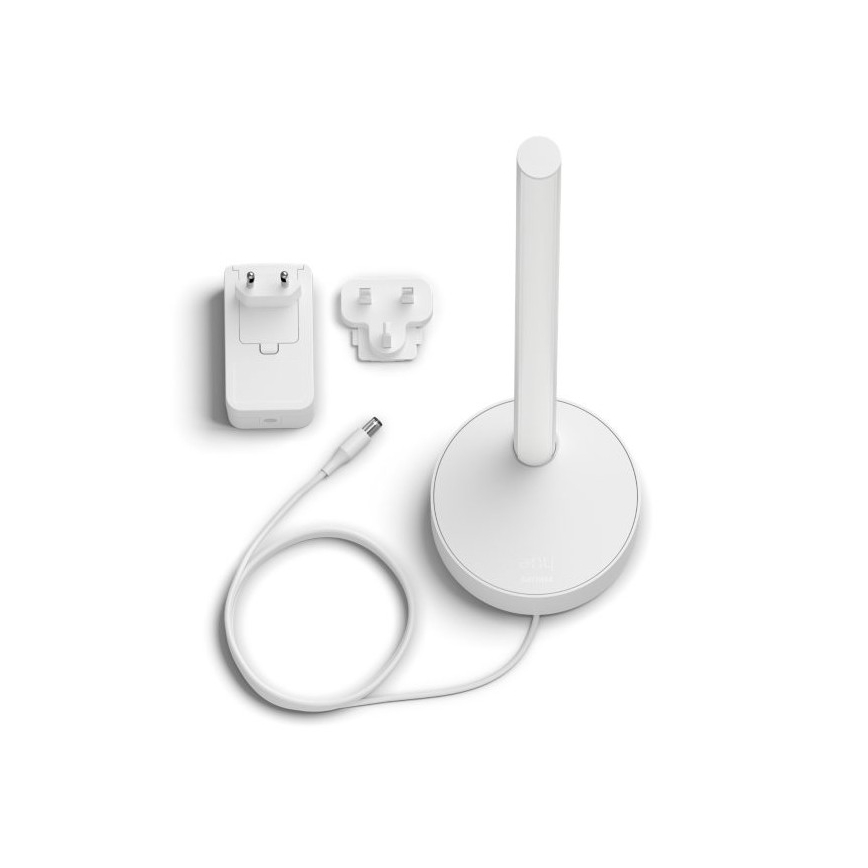 Philips - LED RGB Ściemniana lampa stołowa Hue SIGNE LED/12W/230V 2000-6500K biała