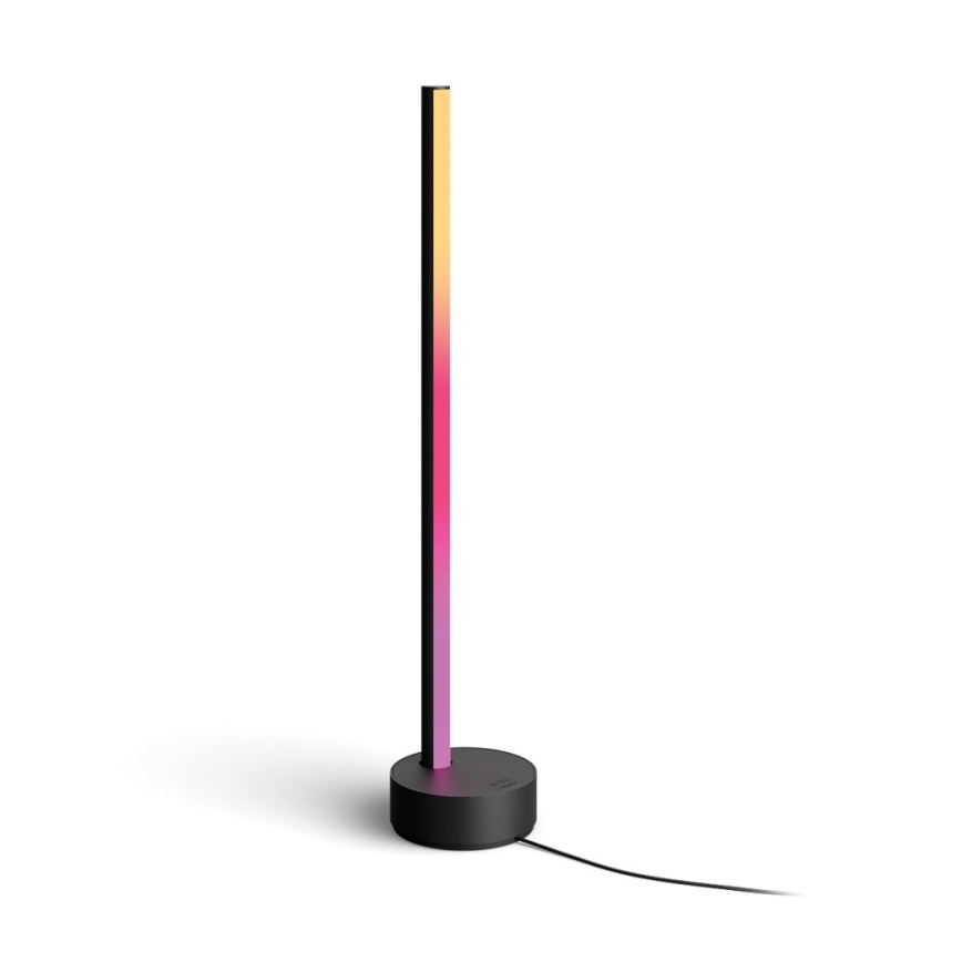 Philips - LED RGB Ściemniana lampa stołowa Hue SIGNE LED/12W/230V 2000-6500K czarna