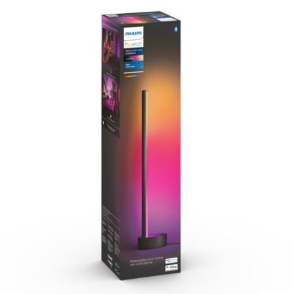Philips - LED RGB Ściemniana lampa stołowa Hue SIGNE LED/12W/230V 2000-6500K czarna