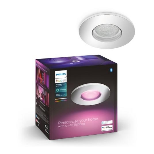 Philips - LED RGB Ściemniane oświetlenie łazienkowe Hue XAMENTO 1xGU10/5,7W/230V IP44 2000-6500K