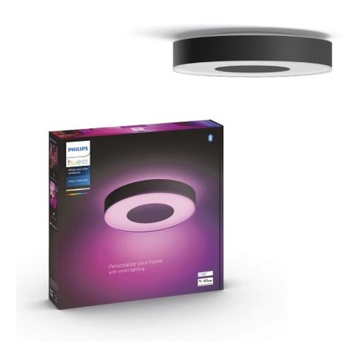 Philips - LED RGB Ściemniany plafon Hue INFUSE LED/52,5W/230V 2000-6500K śr. 425 mm czarny