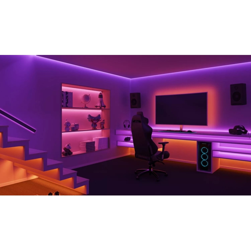 Philips - LED RGB Taśma ściemnialna Hue WHITE AND COLOR AMBIANCE 10m LED/20W/230V 2000-6500K