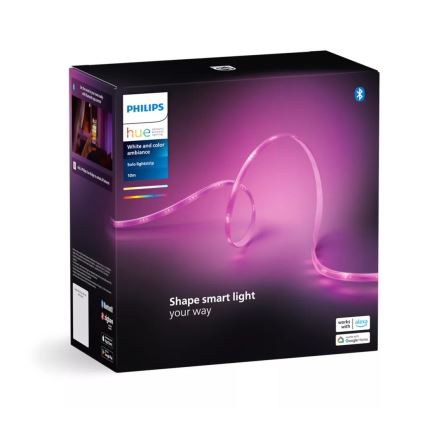 Philips - LED RGB Taśma ściemnialna Hue WHITE AND COLOR AMBIANCE 10m LED/20W/230V 2000-6500K