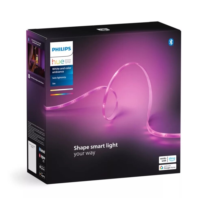 Philips - LED RGB Taśma ściemnialna Hue WHITE AND COLOR AMBIANCE 5m LED/20W/230V 2000-6500K