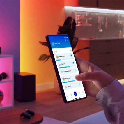 Philips - LED RGB+TW Ściemnialna lampa stołowa SMART LED/9W/230V 2200-6500K Wi-Fi