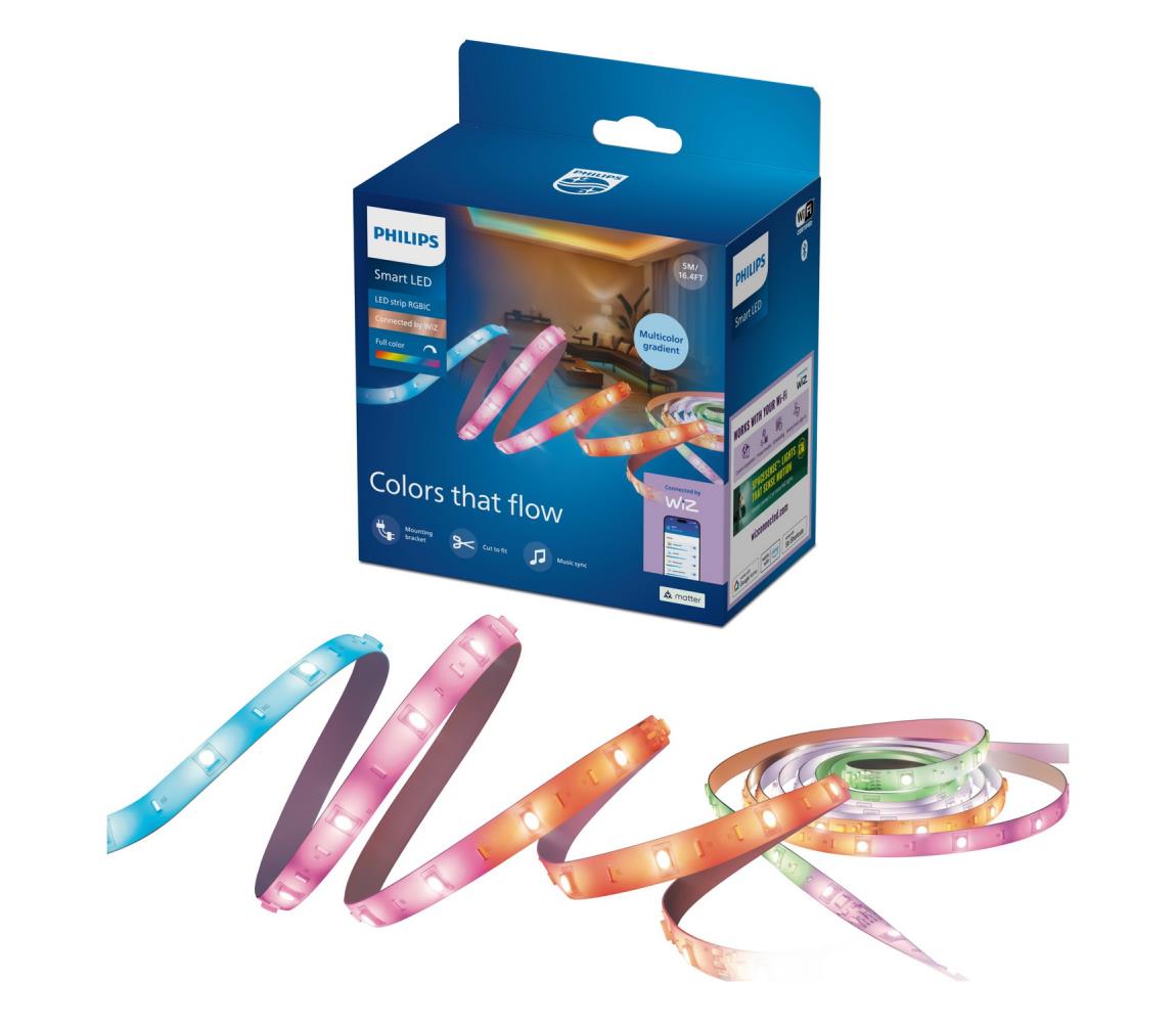 Philips -LED RGBIC ściemnialna taśma SMART STRIP 2x5m LED/21W/230V 2700/6500K Wi-Fi