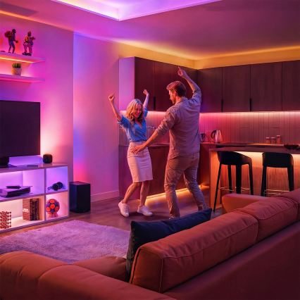 Philips - Ściemnialna taśma LED RGBIC SMART STRIP 3 m LED/13W/230V 2700-6500K Wi-Fi