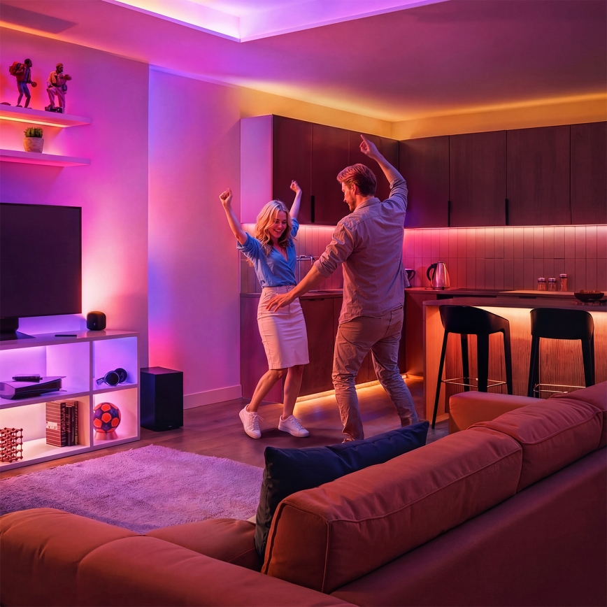 Philips - Ściemnialna taśma LED RGBIC SMART STRIP 3 m LED/13W/230V 2700-6500K Wi-Fi