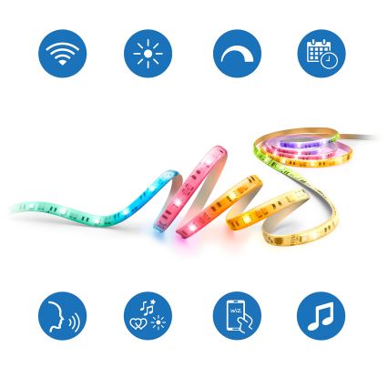 Philips - Ściemnialna taśma LED RGBIC SMART STRIP 3 m LED/13W/230V 2700-6500K Wi-Fi