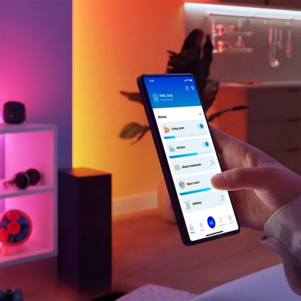 Philips - LED RGBIC Ściemnialna lampa stojąca GRADIENT LED/9,7W/230V 2200-6500K Wi-Fi
