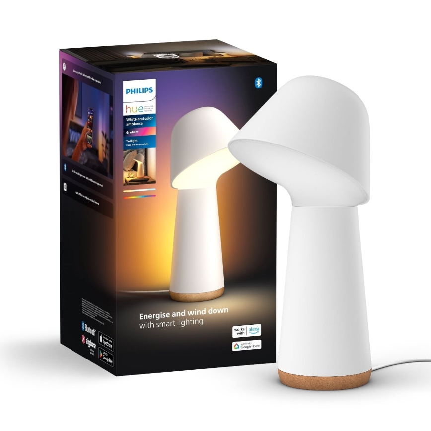 Philips - LED RGBW Lampa ściemnialna stołowa Hue TWILIGHT LED/13,4W/230V 2000-6500K