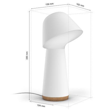 Philips - LED RGBW Lampa ściemnialna stołowa Hue TWILIGHT LED/13,4W/230V 2000-6500K