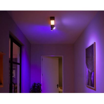 Philips - LED RGBW Ściemnialne oświetlenie punktowe Hue CENTRIS LED/11W/230V + 2xGU10/5,7W