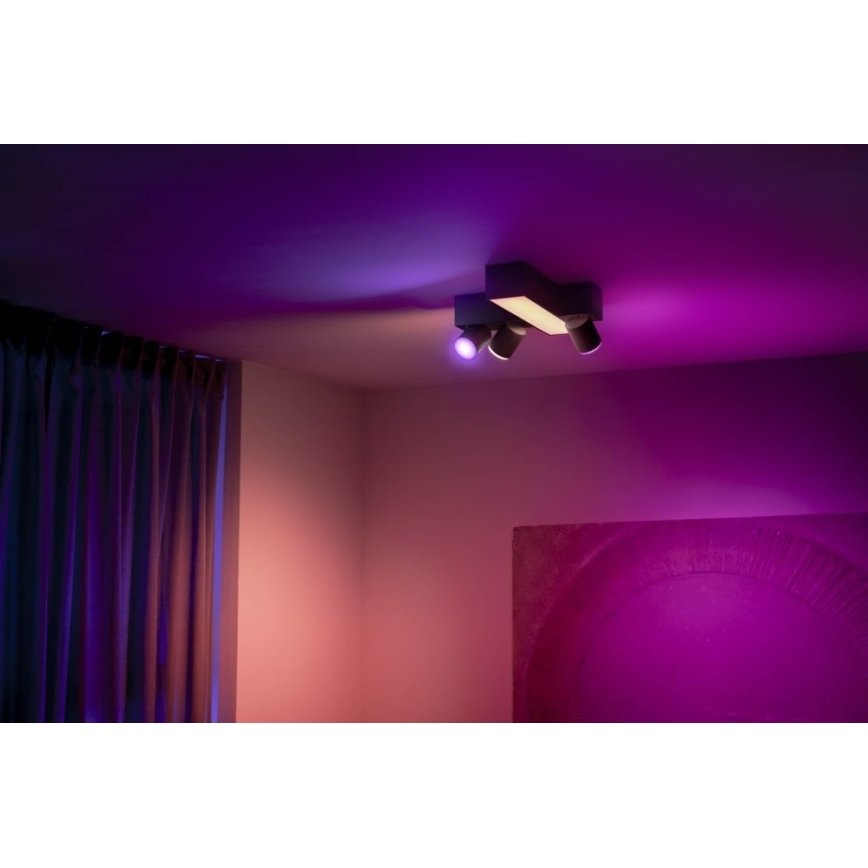 Philips - LED RGBW Ściemnialne oświetlenie punktowe Hue CENTRIS LED/25W/230V + 3xGU10/5,7W