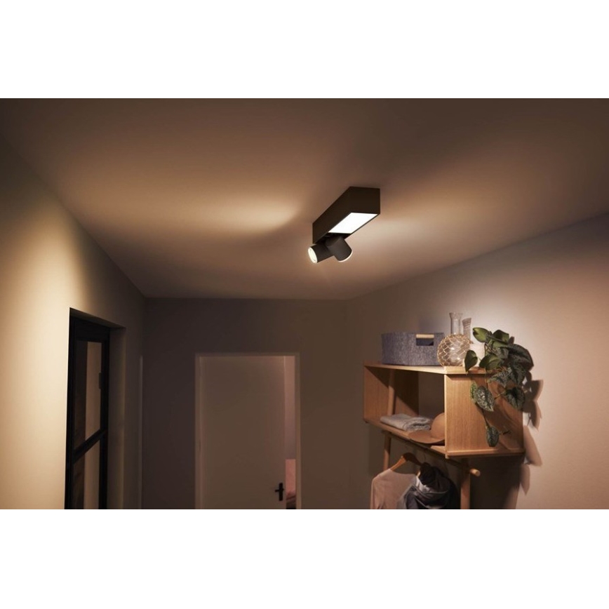 Philips - LED RGBW Oświetlenie ściemnialne punktowe Hue CENTRIS LED/11W/230V + 2xGU10/5,7W