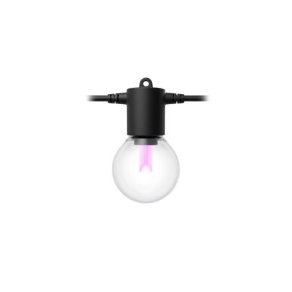 Philips – LED RGBW, przedłużany, ściemnialny łańcuch świetlny do użytku zewnętrznego Hue FESTAVIA, 10 x LED, 7 m, IP65