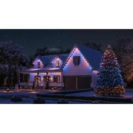 Philips - LED RGBW Przedłużana, ściemnialna girlanda zewnętrzna Hue FESTAVIA 16 × LED 9 m 1000–20000 K IP65