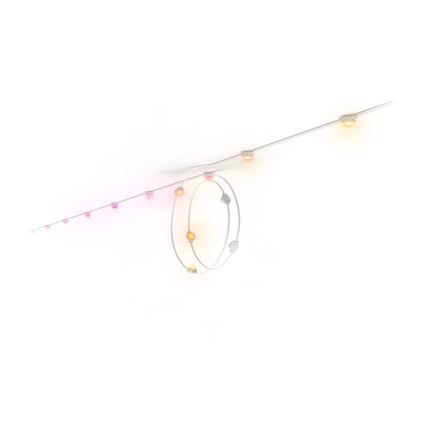 Philips - LED RGBW Przedłużana, ściemnialna girlanda zewnętrzna Hue FESTAVIA 16 × LED 9 m 1000–20000 K IP65