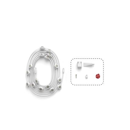 Philips - LED RGBW Przedłużana, ściemnialna girlanda zewnętrzna Hue FESTAVIA 16 × LED 9 m 1000–20000 K IP65