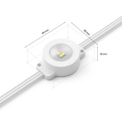 Philips - LED RGBW Przedłużana, ściemnialna girlanda zewnętrzna Hue FESTAVIA 16 × LED 9 m 1000–20000 K IP65