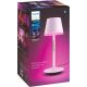 Philips - LED RGBW Ściemnialna dotykowa lampa Hue GO LED/6,2W/230V 2000-6500K IP54