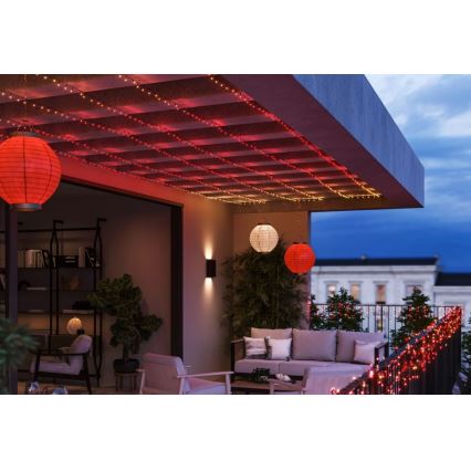 Philips - LED RGBW ściemnialna girlanda zewnętrzna HUE WHITE AND COLOR AMBIANCE 500 diod LED 44,4 m 2000-6500K IP54